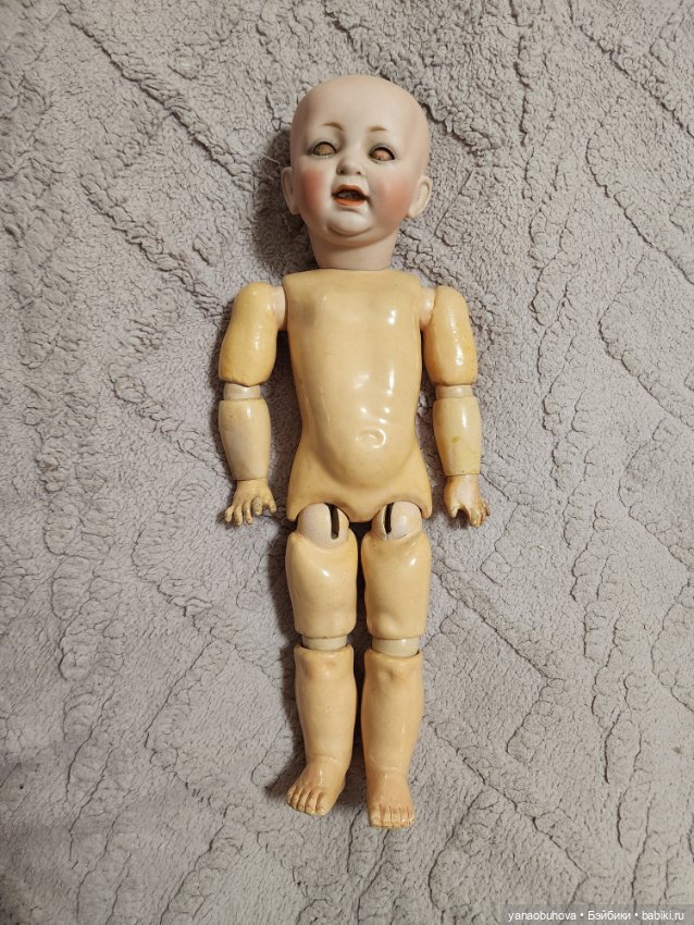 Антикварный мальчишка Кестнер Сэмми, молд 211 на полностью шарнирном теле, рост 35 см