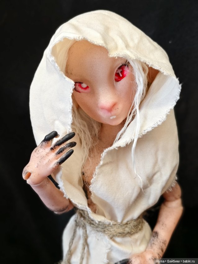 Радиационная мышь,авторская бжд кукла (фото 7)