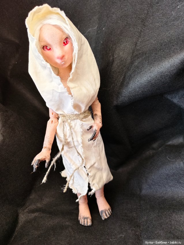 Радиационная мышь,авторская бжд кукла (фото 10)
