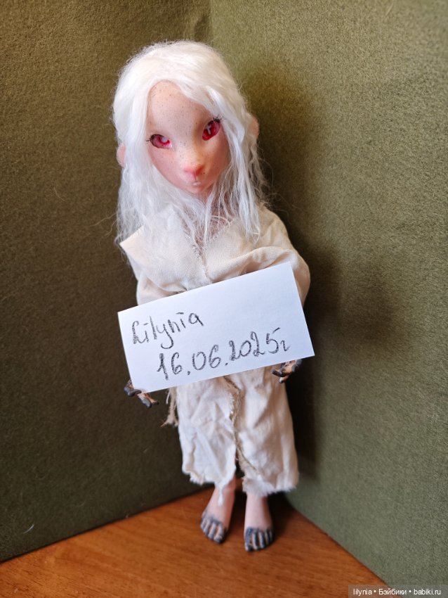 Радиационная мышь,авторская бжд кукла