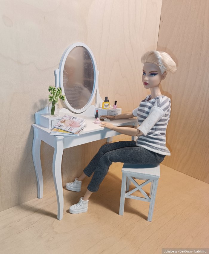 Трюмо для кукол формата 1:6 Barbie Барби (фото 7)