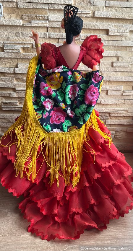 Кукла - испанка, 45 см — Коллекционные фигурки (фото 4)