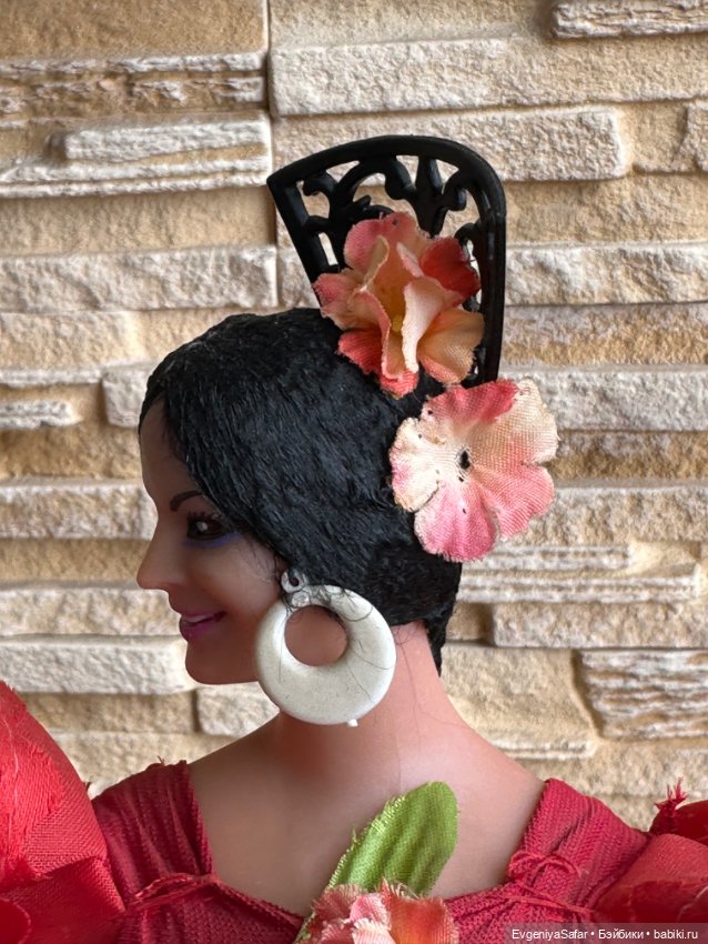 Кукла - испанка, 45 см — Коллекционные фигурки (фото 3)