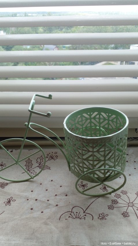 Велосипед металл для кукольных фотосессий