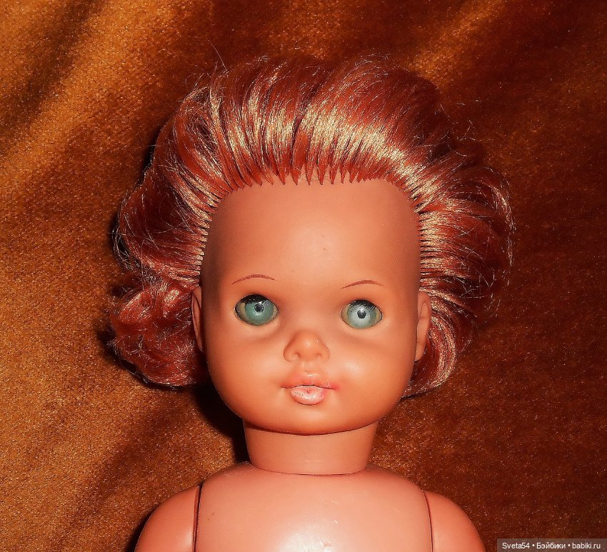 ГДР. Кукла номерная. Рыжая (фото 2)