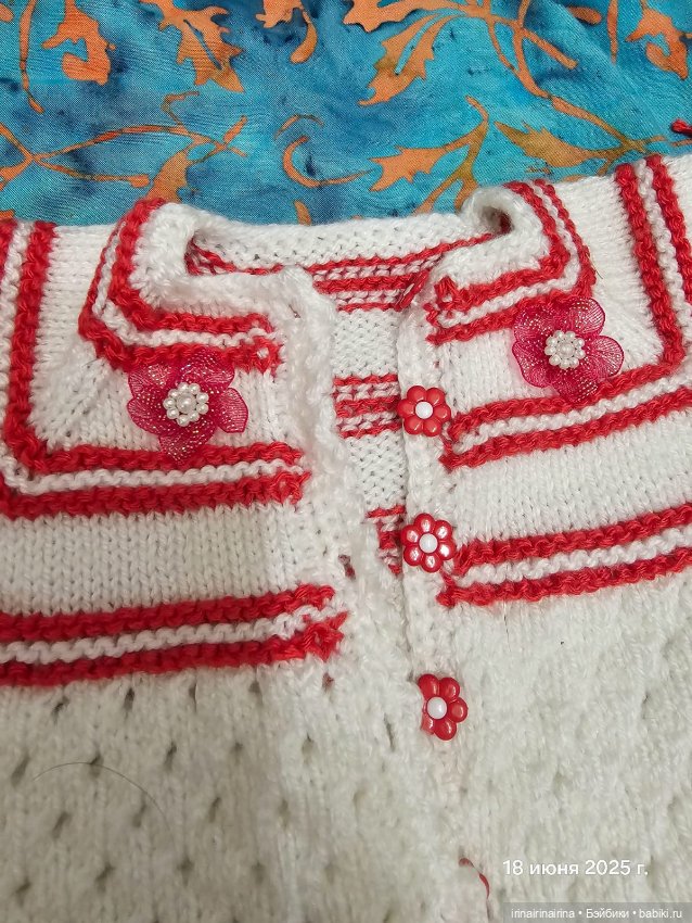 Комбинезон для куклы, вязаный комплект (фото 7)