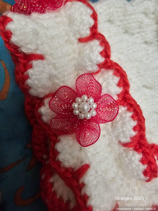 Комбинезон для куклы, вязаный комплект (фото 9)