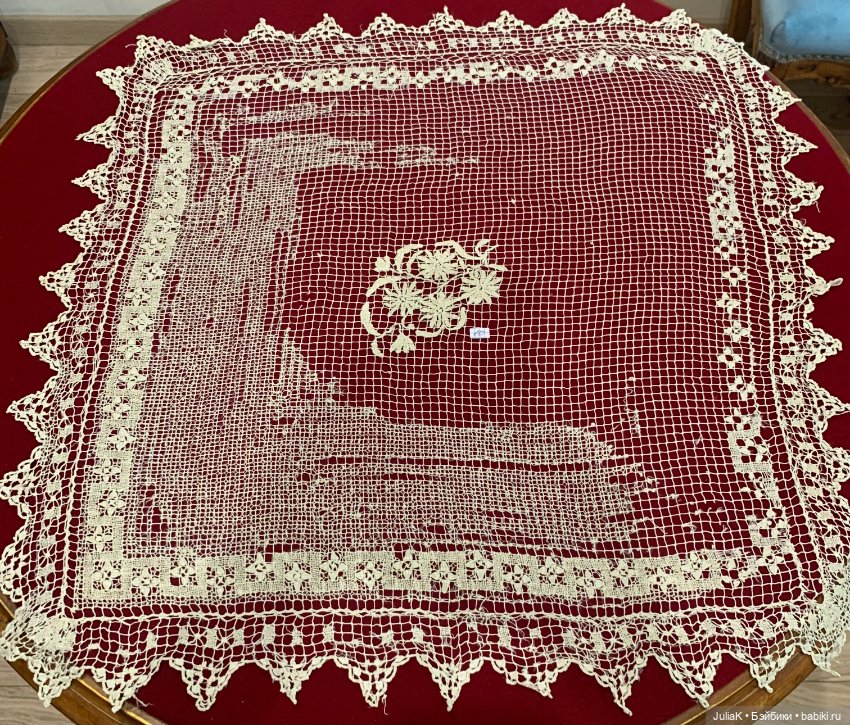 Винтажные салфетки, вышивка (фото 8)