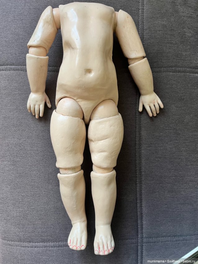 Тело для фр. куклы Jumeau/Жюмо премьер эпохи рост 51 см