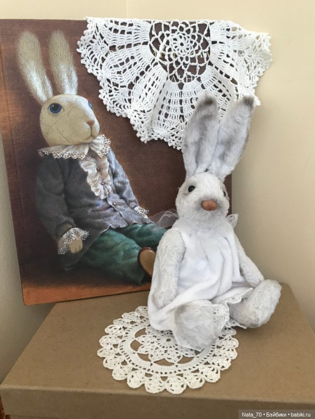 Кролик, зайчик в технике тедди