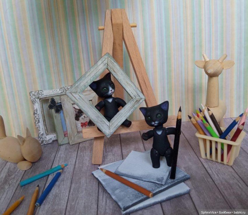 Ми-мишные близнецы-художники (фото 6)