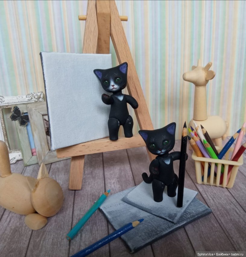 Ми-мишные близнецы-художники (фото 4)