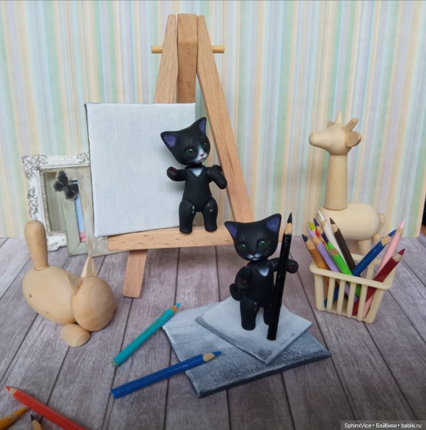 Ми-мишные близнецы-художники (фото 5)