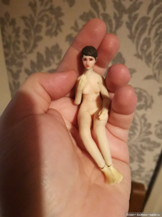 "Микро фицен" силиконовая куколка 3.75" + доп тело (фото 8)