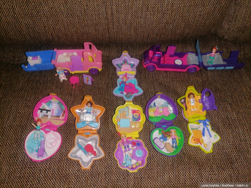 Набор из 8 домиков Polly pocket
