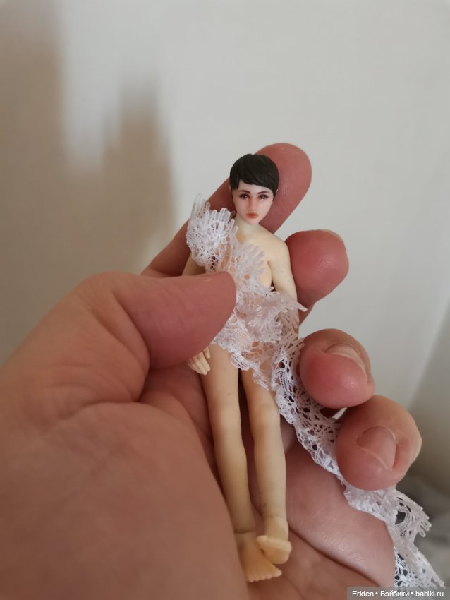 "Микро фицен" силиконовая куколка 3.75" + доп тело (фото 5)