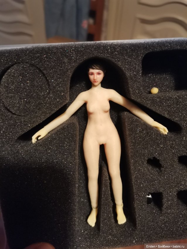 "Микро фицен" силиконовая куколка 3.75" + доп тело (фото 9)