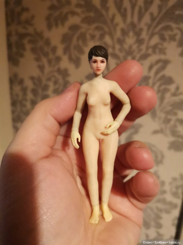 "Микро фицен" силиконовая куколка 3.75" + доп тело (фото 7)