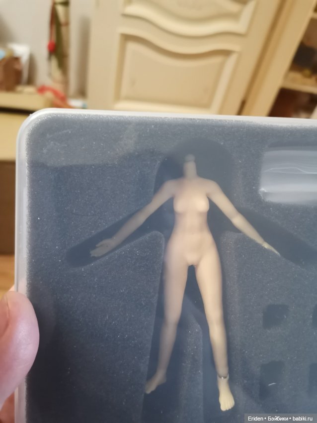 "Микро фицен" силиконовая куколка 3.75" + доп тело