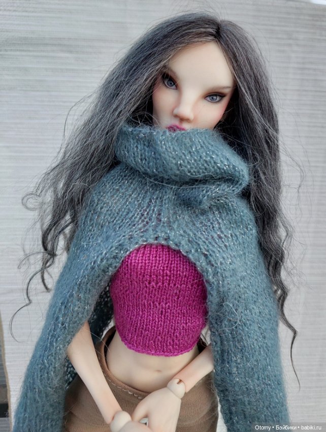 Шарф-накидка — Одежда для BJD (фото 3)