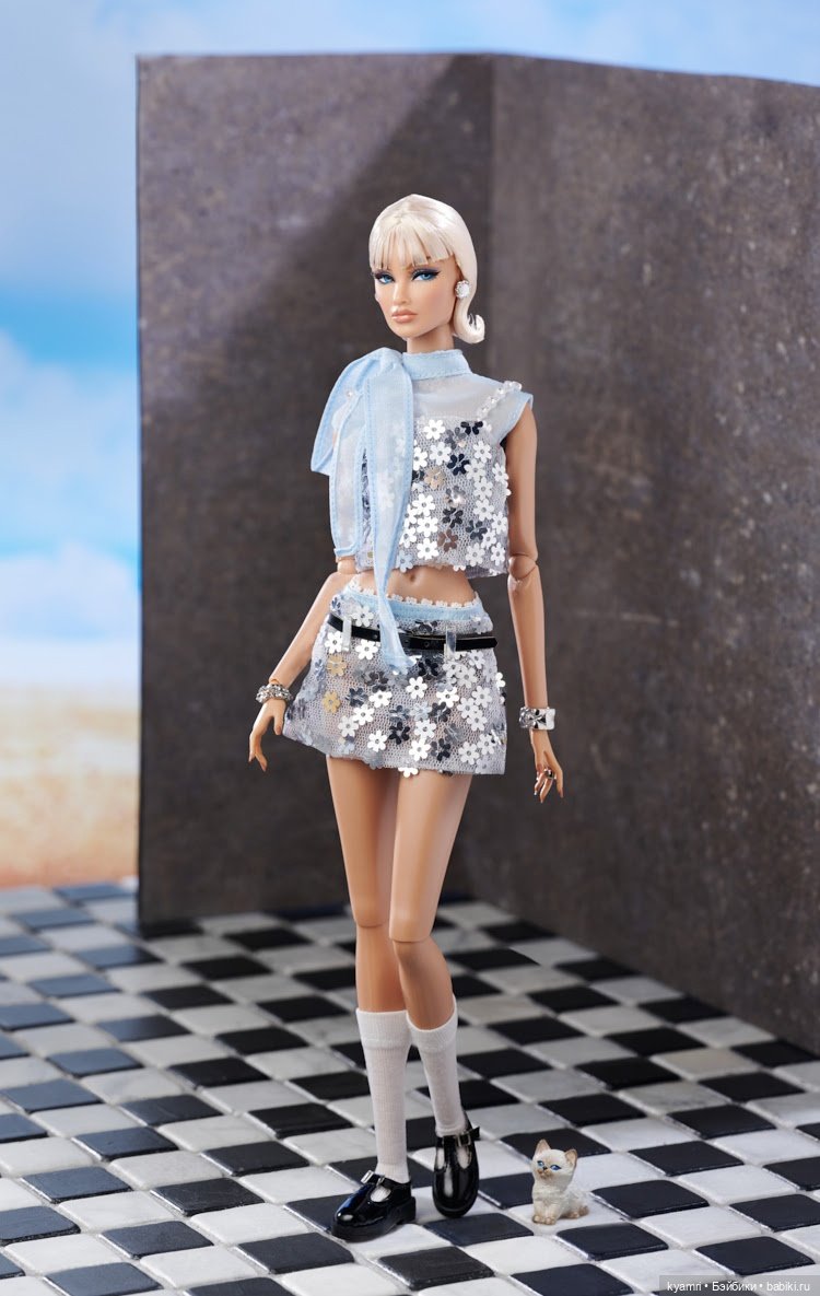 Integrity toys Imogen Baby Blue/ Имоджин сет с котиком (фото 5)