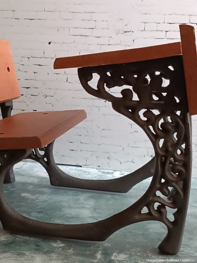 Кукольная парта, винтаж — Кукольная мебель