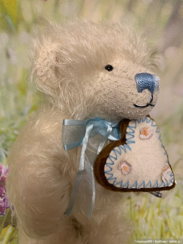 Коллекционный мишка Зэпп с печенькой от Gotz (Готц).Новый