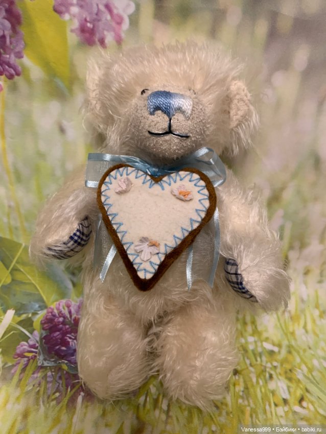 Коллекционный мишка Зэпп с печенькой от Gotz (Готц).Новый (фото 8)