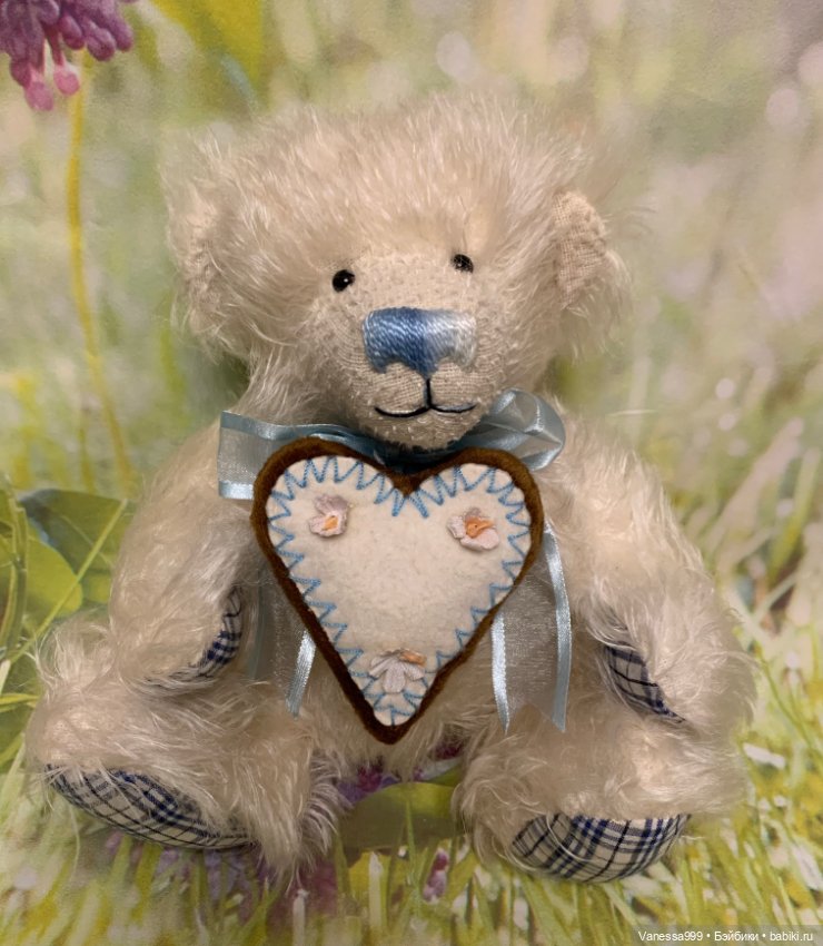 Коллекционный мишка Зэпп с печенькой от Gotz (Готц).Новый (фото 2)