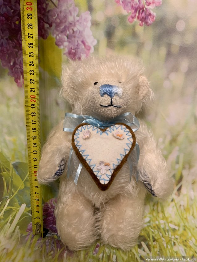 Коллекционный мишка Зэпп с печенькой от Gotz (Готц).Новый