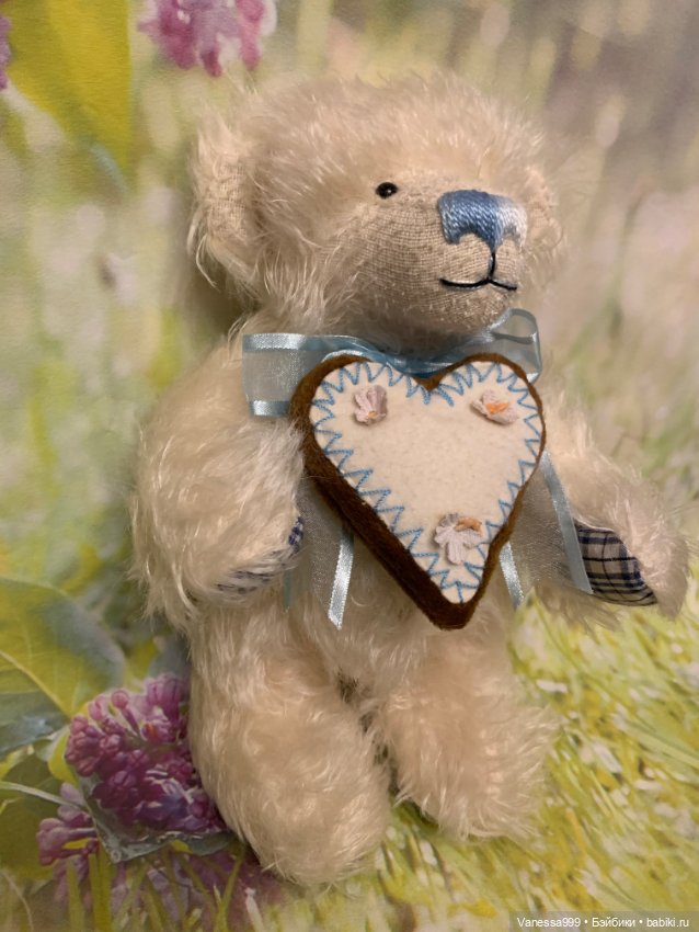 Коллекционный мишка Зэпп с печенькой от Gotz (Готц).Новый