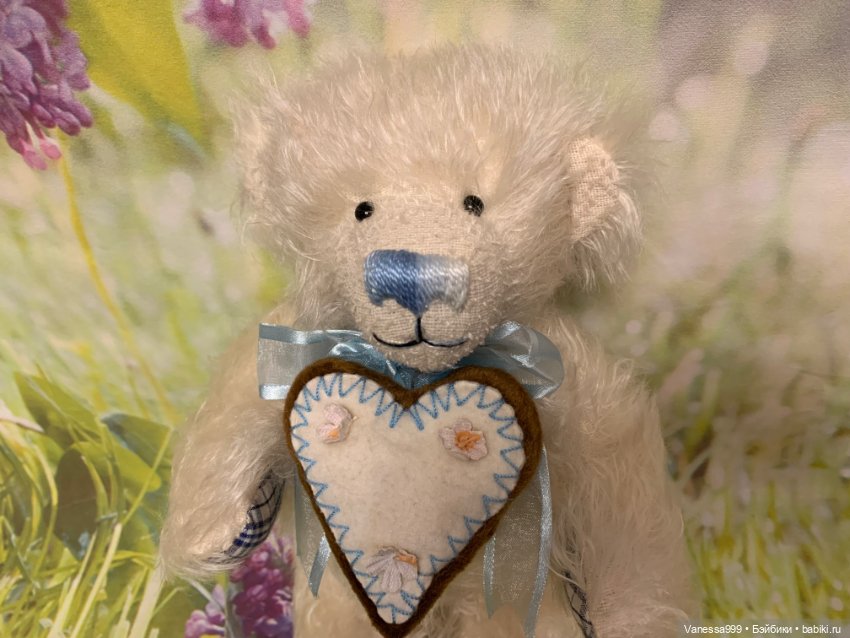 Коллекционный мишка Зэпп с печенькой от Gotz (Готц).Новый (фото 9)