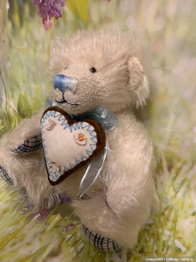 Коллекционный мишка Зэпп с печенькой от Gotz (Готц).Новый (фото 4)