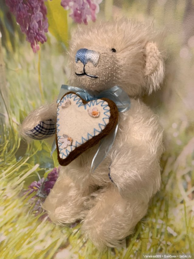 Коллекционный мишка Зэпп с печенькой от Gotz (Готц).Новый (фото 10)