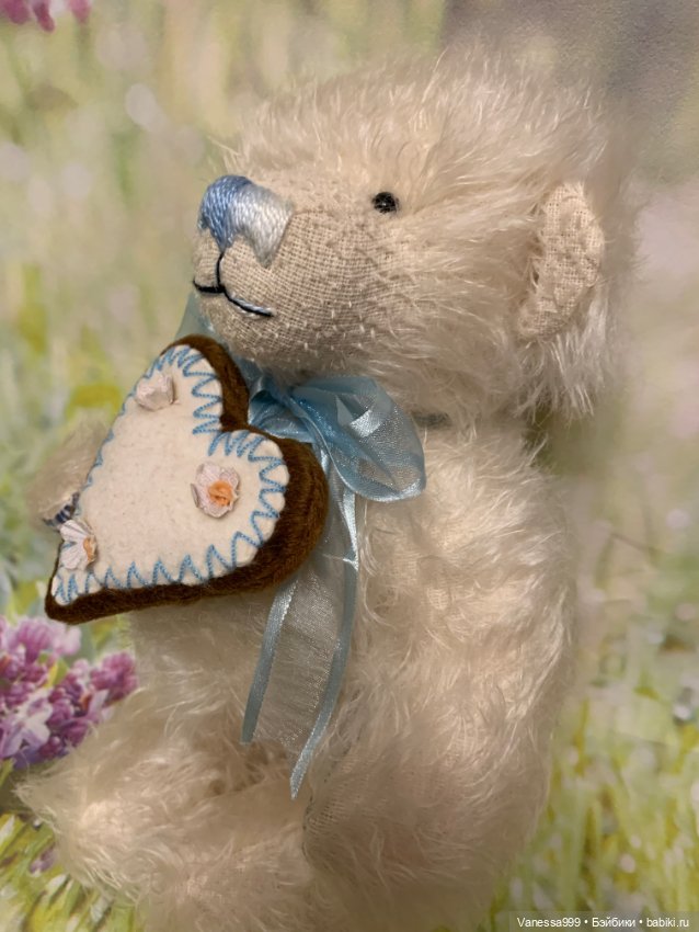 Коллекционный мишка Зэпп с печенькой от Gotz (Готц).Новый