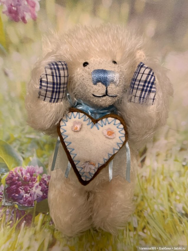 Коллекционный мишка Зэпп с печенькой от Gotz (Готц).Новый