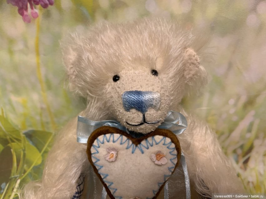 Коллекционный мишка Зэпп с печенькой от Gotz (Готц).Новый (фото 3)