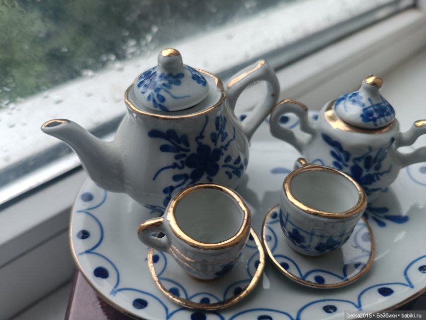 Винтажный сервиз для кукол 40+ см (фото 5)