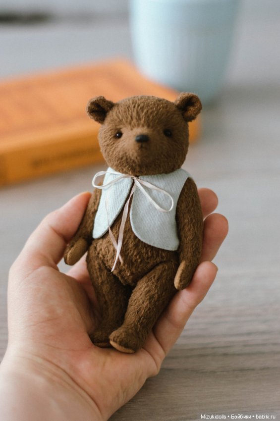 Тедди мишка в жилетке — Авторские игрушки (фото 5)