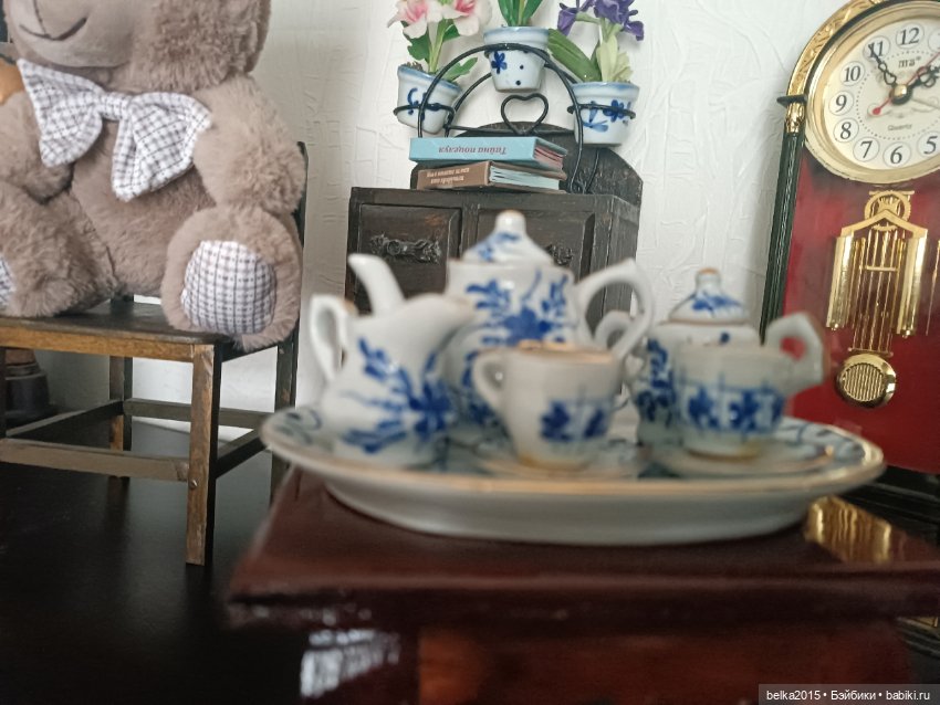 Винтажный сервиз для кукол 40+ см (фото 2)