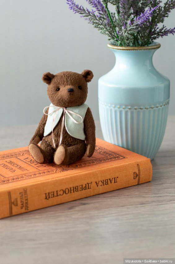 Тедди мишка в жилетке — Авторские игрушки (фото 2)