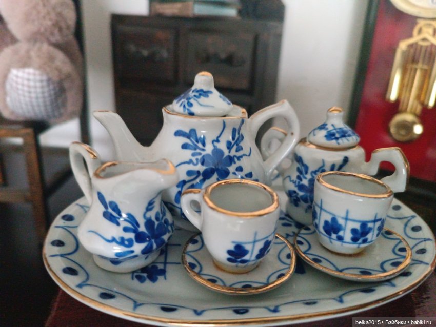 Винтажный сервиз для кукол 40+ см (фото 3)