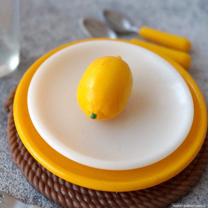 Сервировка с лимонами №1 (масштаб 1:6) (фото 4)