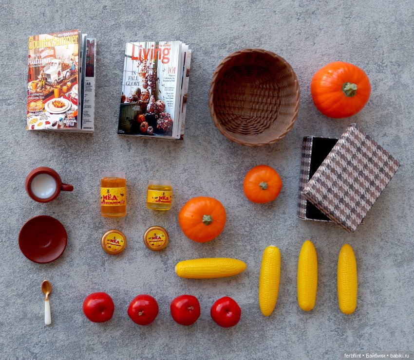 Осенний набор №1 в масштабе 1:6 (фото 7)