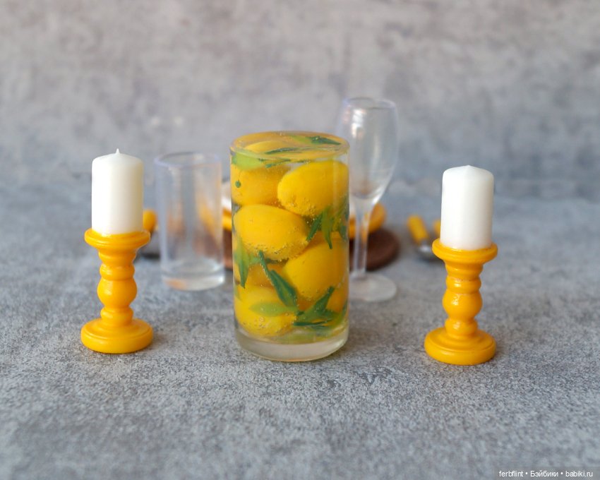 Сервировка с лимонами №1 (масштаб 1:6) (фото 7)