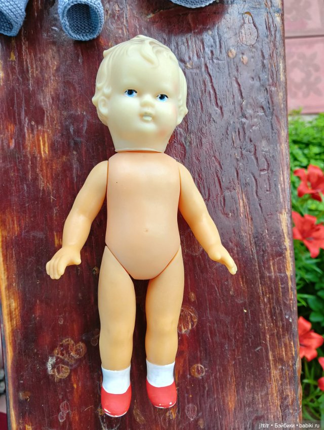 Кукла ГДР ,AHG ,полностью резиновая в комплекте одежды (фото 5)