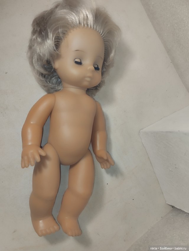 Кукла ГДР Полностью виниловая курносая малышка в родном (фото 5)