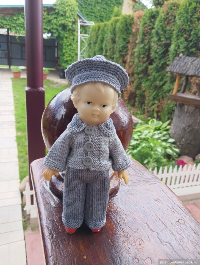 Кукла ГДР ,AHG ,полностью резиновая в комплекте одежды