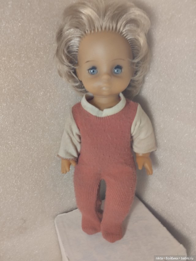 Кукла ГДР Полностью виниловая курносая малышка в родном