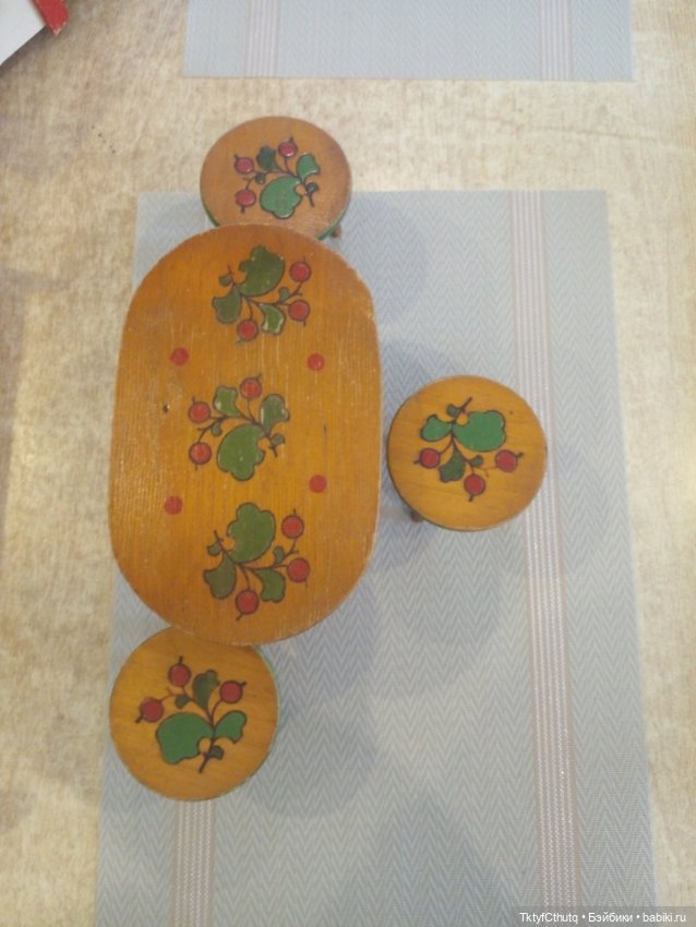 Лот игрушечной мебели СССР (фото 4)